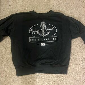 Dark Grey Topsail Island Sweatshirt